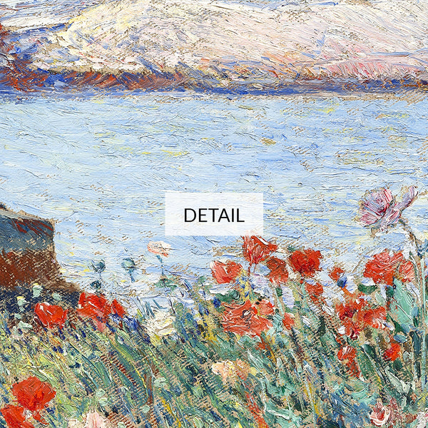 Childe Hassam Painting - Poppies, Isles of Shoals - Impressionist New England Coastal Landscape  - Samsung Frame TV Art 4K - Digital Download