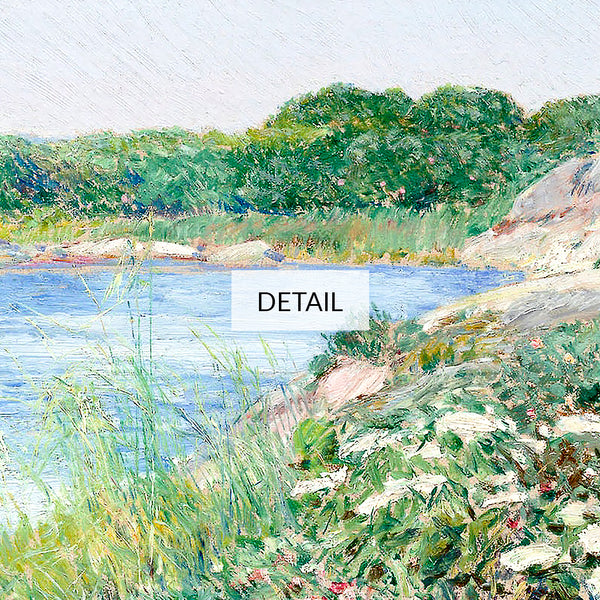 Childe Hassam Painting - The Little Pond, Appledore - Impressionist New England Coastal Landscape  - Samsung Frame TV Art 4K - Digital Download