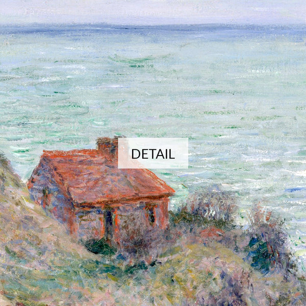 Claude Monet Painting - Cabin of the Customs Watch - Samsung Frame TV Art - Digital Download - Coastal Landscape Seascape