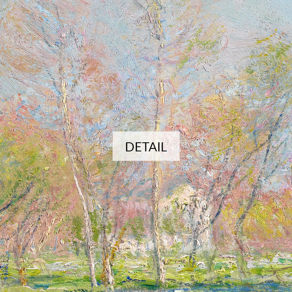Claude Monet Landscape Painting - Spring in Giverny - Samsung Frame TV Art - Digital Download