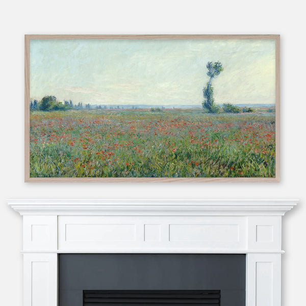 Claude Monet Landscape Painting - Poppy Field 2 - Samsung Frame TV Art - Digital Download