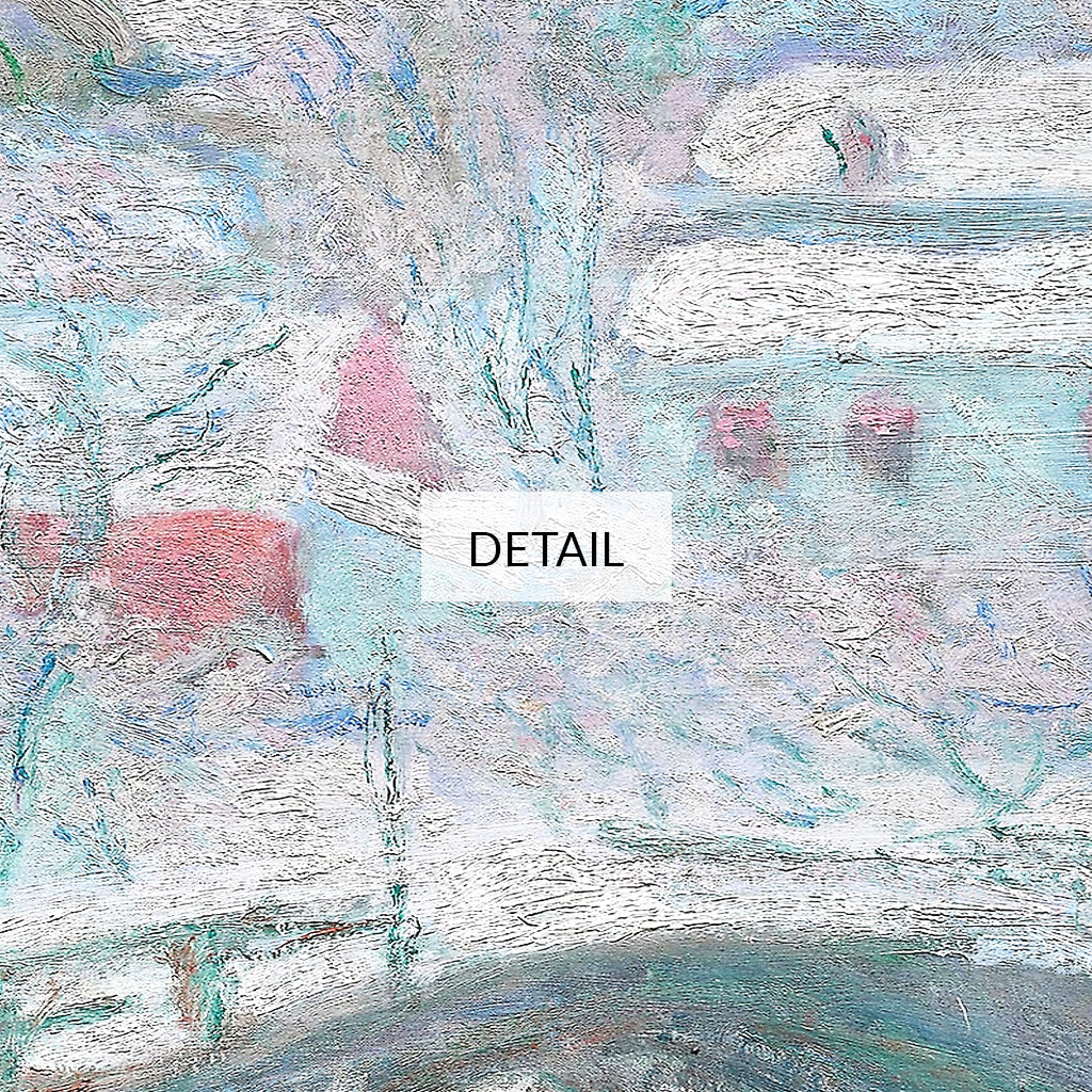 Claude Monet Winter Landscape Painting - Sandvika, Norway