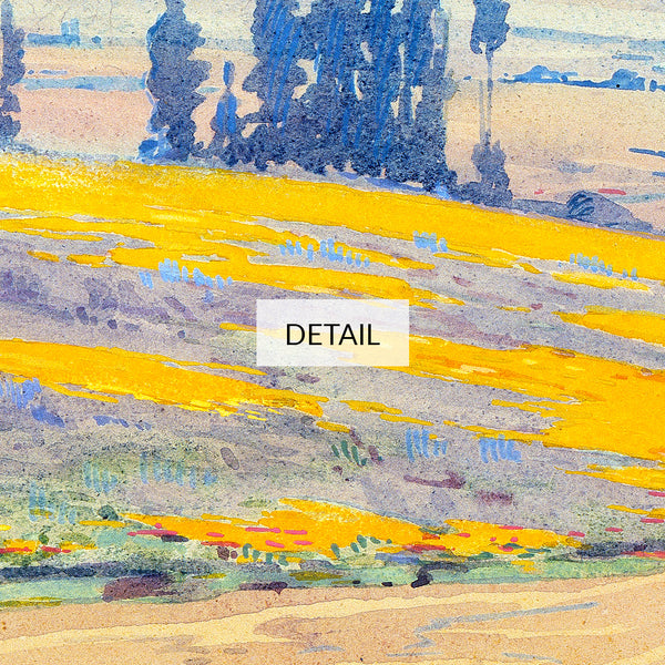 Elmer Wachtel Watercolor Painting - California Spring Landscape - Samsung Frame TV Art 4K - Digital Download