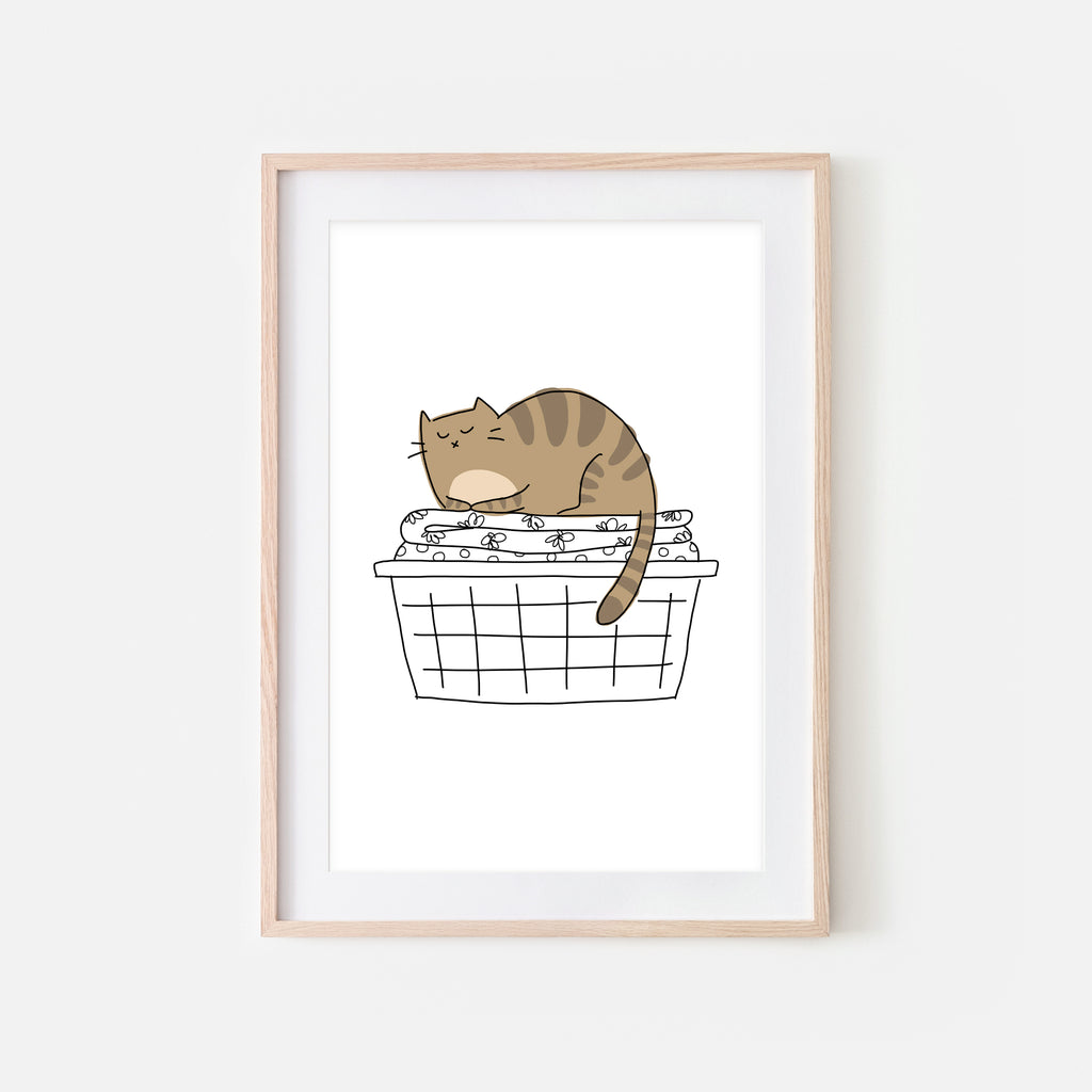 Stay Weird Funny Cat Sticker – The Coin Laundry Print Shop
