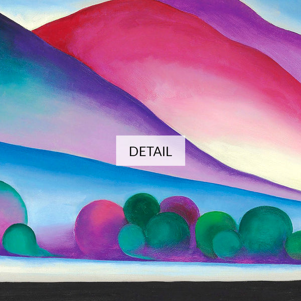 Georgia O’Keeffe Colorful Landscape Painting - Lake George Reflection - Samsung Frame TV Art 4K - Digital Download