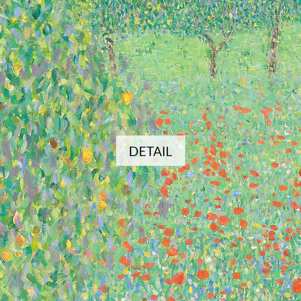 Gustav Klimt Landscape Painting - Poppy Field (Blühender Mohn Mohnwiese) - Samsung Frame TV Art 4K - Digital Download