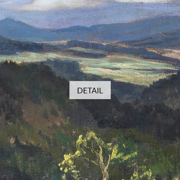 Gustav Macoun Mountain Landscape Painting - Spring in the Foothills - Samsung Frame TV Art 4K - Digital Download