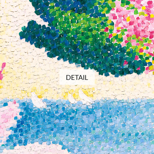 Henri-Edmond Cross Landscape Painting - Printemps Rose - Pink Spring - Pointillism - Samsung Frame TV Art 4K - Digital Download