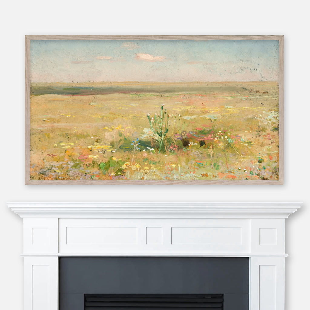 Jan Stanislawski Landscape Painting - Steppe - Samsung Frame TV Art - Digital Download