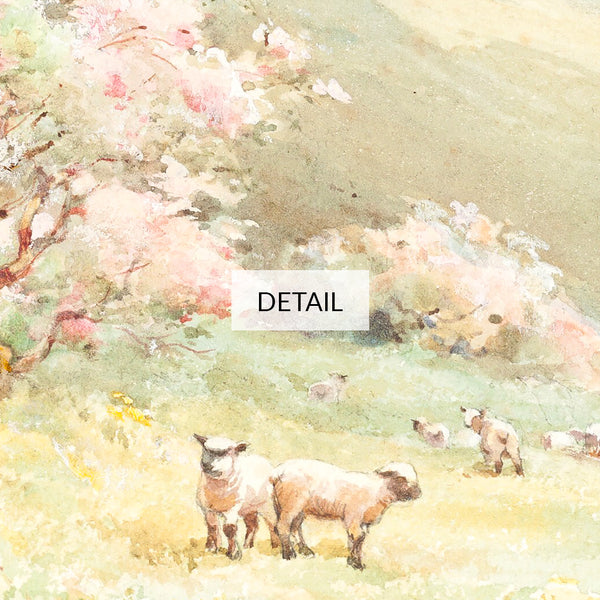 Joseph Rubens Powell Watercolor Landscape Painting - Spring - Samsung Frame TV Art 4K - Digital Download