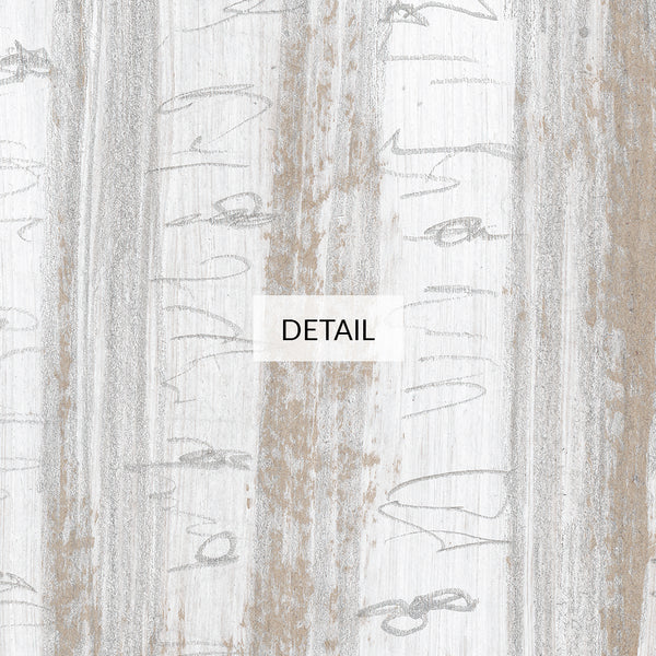 Whispering Aspens - Abstract Trees Landscape Painting - Samsung Frame TV Art - Digital Download - Neutral Beige Gray White Modern Decor