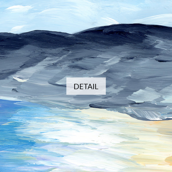 Abstract Landscape Painting 19 - Coastal Beach Decor - Samsung Frame TV Art 4K - Digital Download