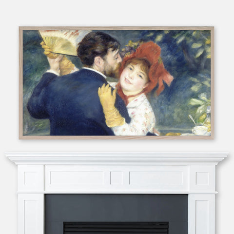 Pierre-Auguste Renoir Figurative Impressionist Painting - Country Dance (Danse à la Campagne) - Samsung Frame TV Art 4K - Digital Download