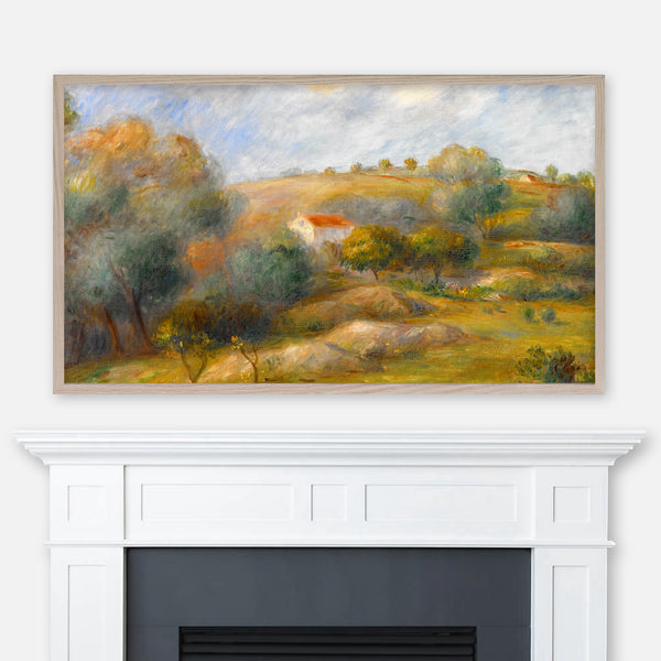 Pierre-Auguste Renoir Painting - Springtime in Essoyes - Impressionist Landscape - Samsung Frame TV Art 4K - Digital Download