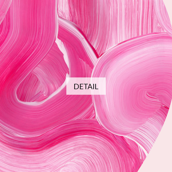Valentine’s Day Samsung Frame TV Art 4K - Large Painted Heart Close-Up - Pink & White Abstract Swirl Waves - Digital Download