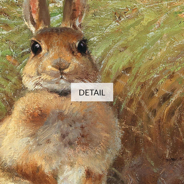 Victor Stoetzner Lund Painting - Rabbits - Samsung Frame TV Art 4K - Digital Download