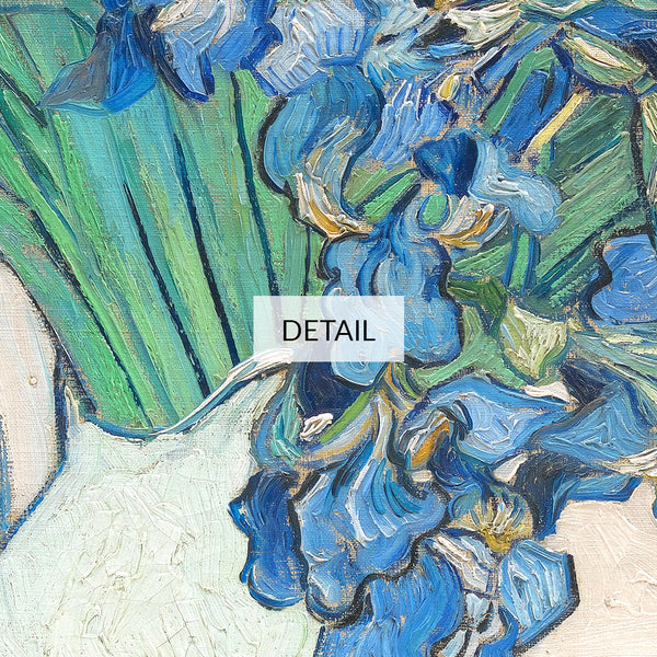 Vincent Van Gogh Painting - Irises - Samsung Frame TV Art 4K - Blue Flowers Floral Still Life - Digital Download