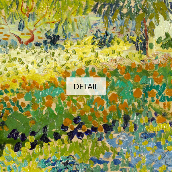 Vincent Van Gogh Landscape Painting - Garden at Arles - Samsung Frame TV Art - Digital Download