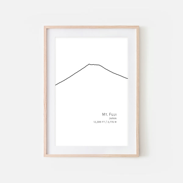 mountain line drawing art