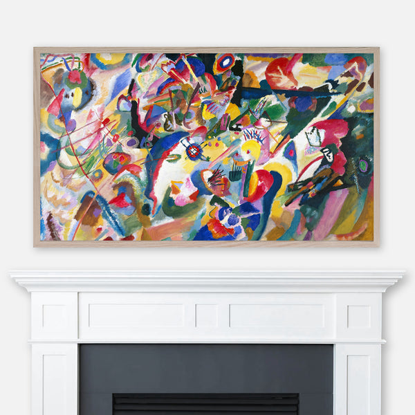 Wassily Kandinsky Painting - Draft 3 to Composition VII - Samsung Frame TV Art 4K - Colorful Abstract Expressionism - Digital Download