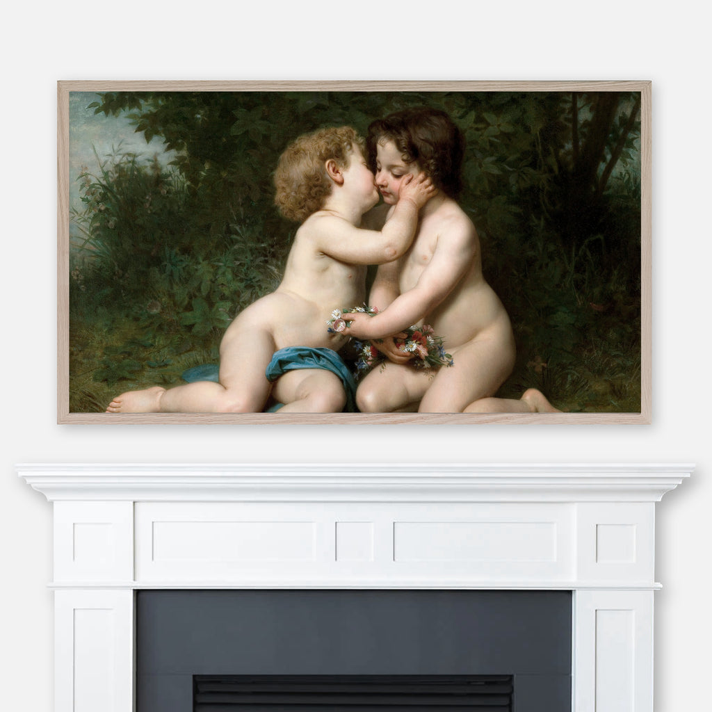 William Bouguereau Painting - Peace - Samsung Frame TV Art 4K - Cute Valentine’s Day Decor - Digital Download