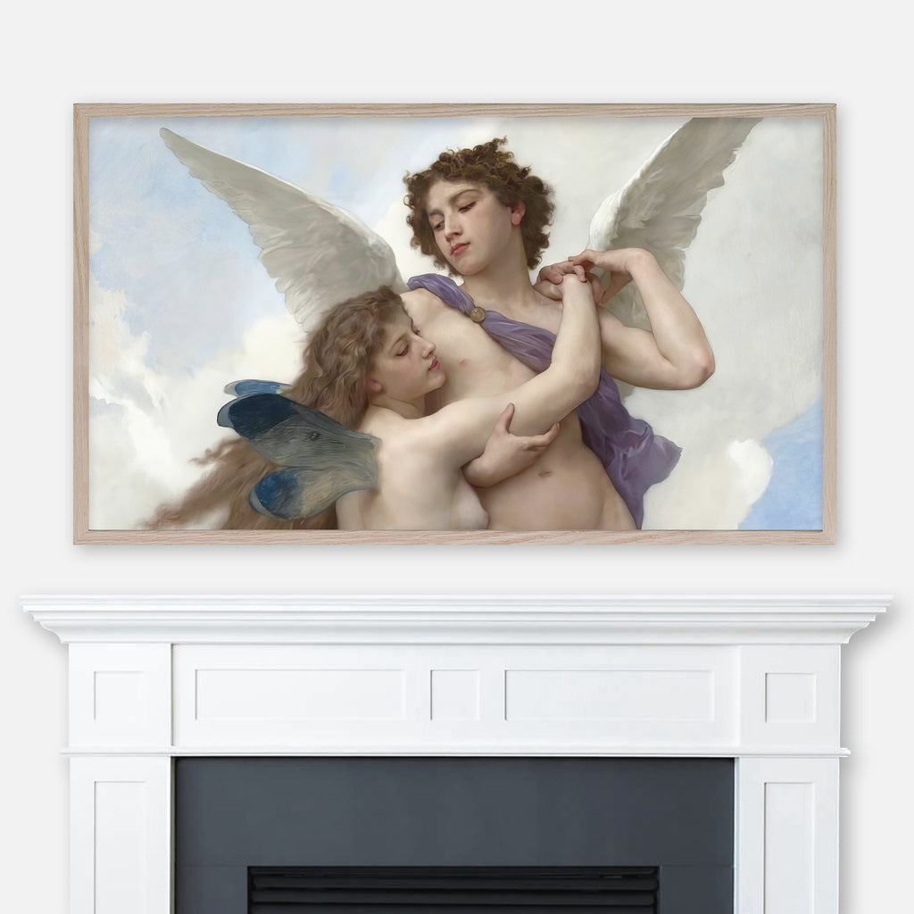 William Bouguereau Painting - Love And Psyché - Samsung Frame TV Art 4K - Valentine’s Day Decor - Digital Download