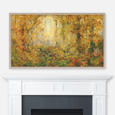 William Henry Holmes Landscape Painting - Autumn Tangle - Fall Decor - Samsung Frame TV Art 4K - Digital Download